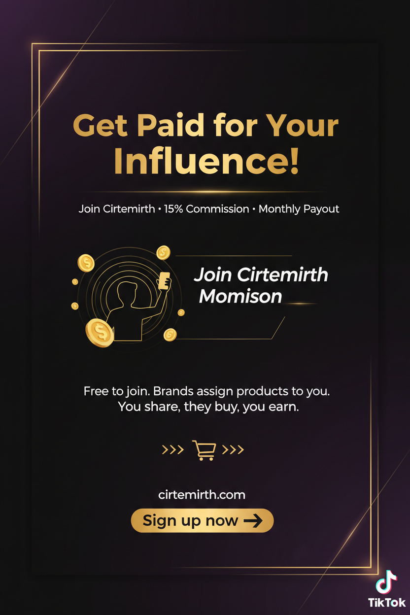 Join Cirtemirth as an Influencer – Free